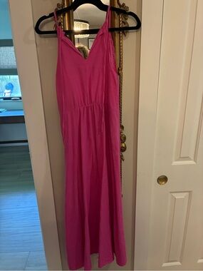 GAP Pink Midi Slip Dress. Worn one time on vacation. So pretty for summer.